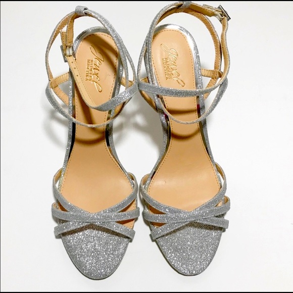 Badgley Mischka Shoes - Jewel Badgley Mischka Amber Wraparound Heel NWOT